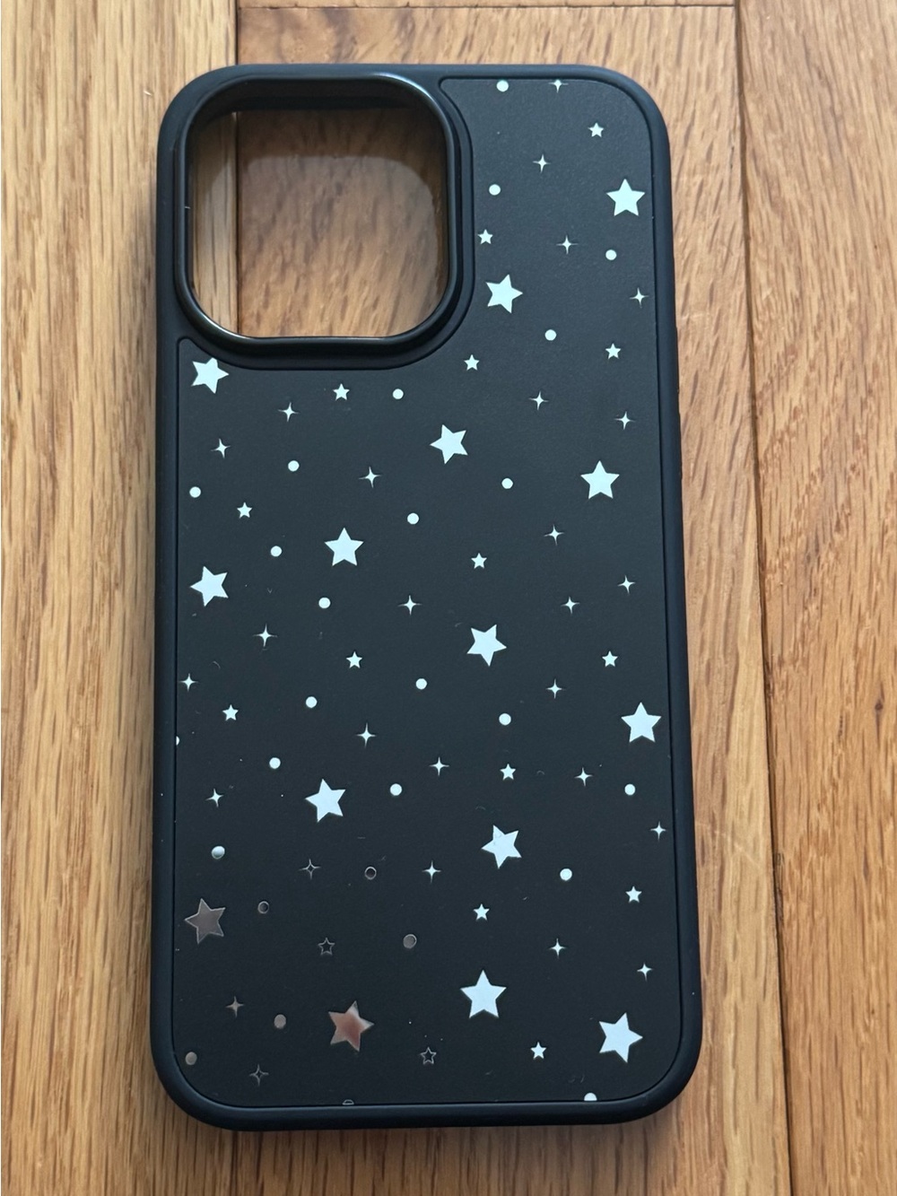 Black Star Pattern Phone Case - 15PM MagSafe